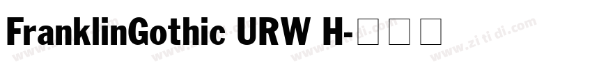 FranklinGothic URW H字体转换